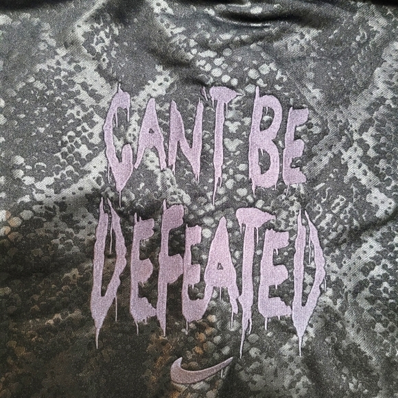 Nike Women’s “Can’t Be Defeated” Black Hoodie - Picture 4 of 6